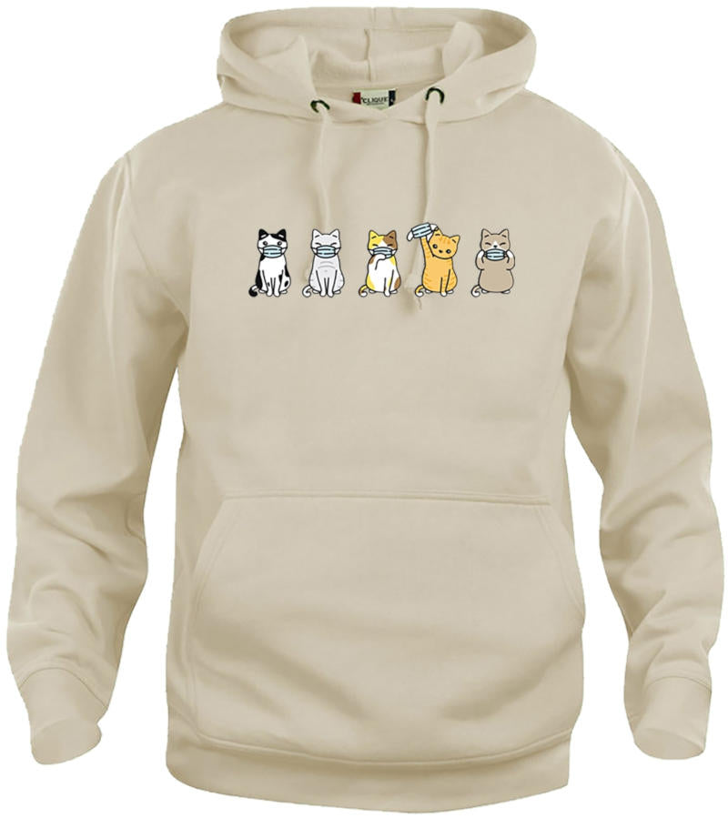 Maske Katt Hettegenser