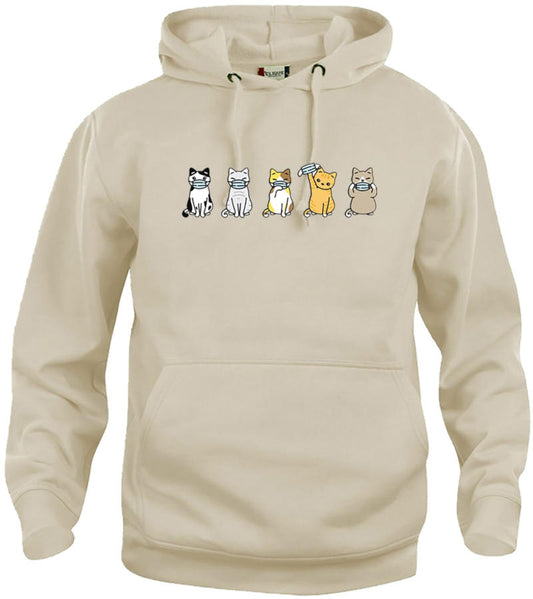 Maske Katt Hettegenser